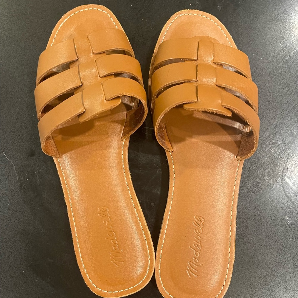 Madewell Boardwalk Fisherman slide sandal